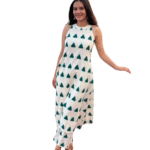 Effortless Beauty ? Women's Floral Cotton Dress with Printex (M)